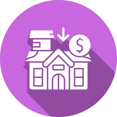 Ev. Web simgesi basit illüstrasyon