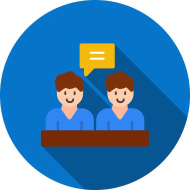 İnsan simgesinin vektör illüstrasyonu