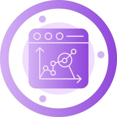 seo modern simgesinin vektör simgesi