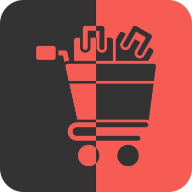 Alışveriş arabası ekommerce simgesi