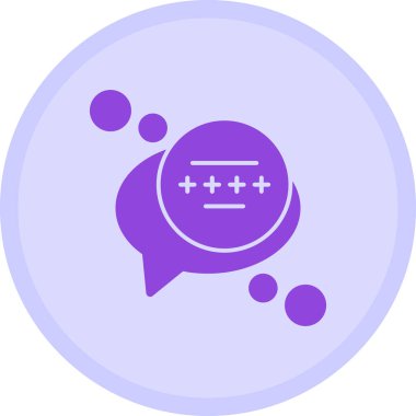 Konuşma baloncukları ikon vektör çizimi