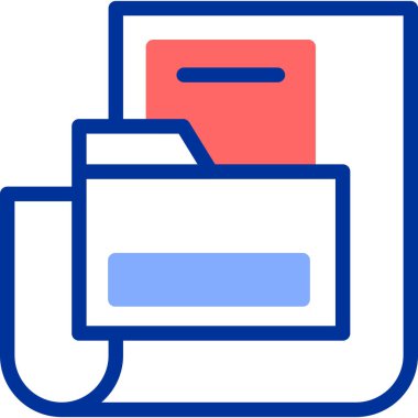 Dosya. Web simgesi basit illüstrasyon