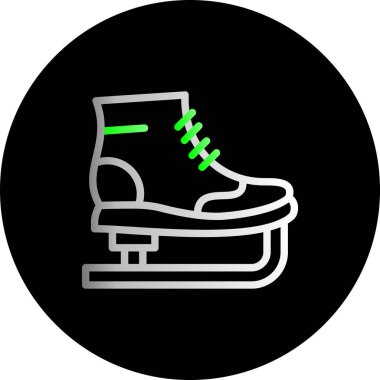 Kişisel ayakkabıların vektör simgesi