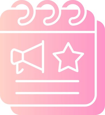 Bir yıldız simgesinin vektör illüstrasyonu