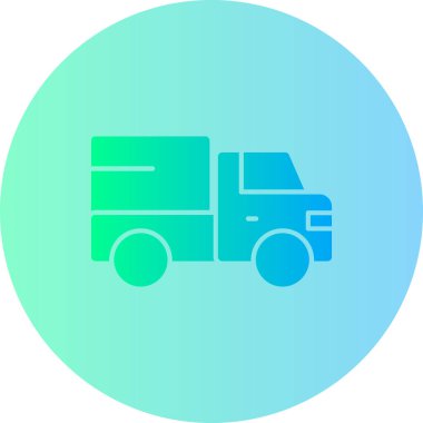 Teslimat. Web simgesi vektör illüstrasyonu