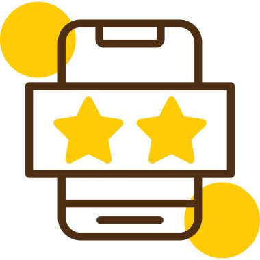 Reyting yıldızı. Basit tasarım