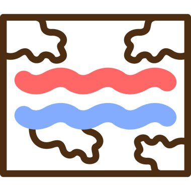 Çizgi film simgesinin vektör çizimi