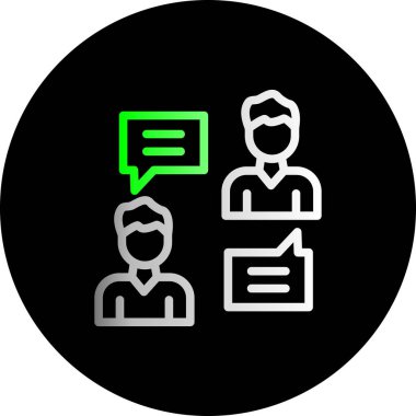 Modern bir simgenin vektör illüstrasyonu