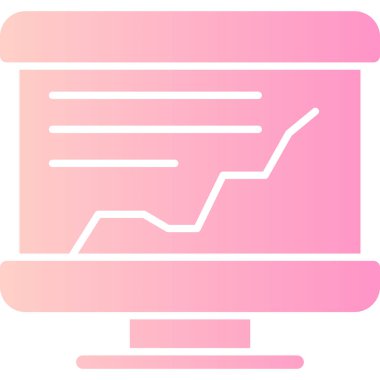 grafik ikonu vektör illüstrasyonu