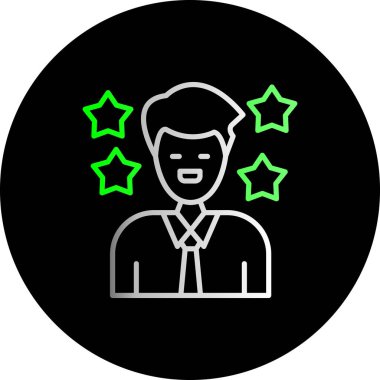 man simgesi, vektör illüstrasyonu