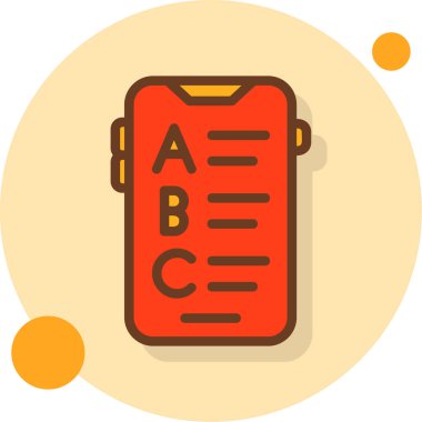 Kitap. Web simgesi basit illüstrasyon