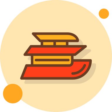 Banka. Web simgesi basit illüstrasyon