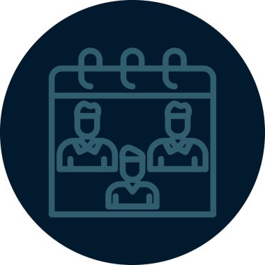 İş simgesinin vektör illüstrasyonu