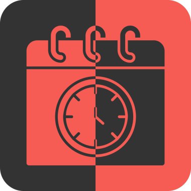 Saatin vektör illüstrasyonu