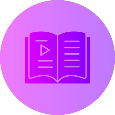 Kitap. Web simgesi basit illüstrasyon