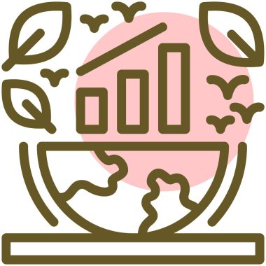 dünya haritası web simgesi, vektör illüstrasyonu