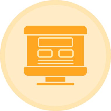 bilgisayar simgesi vektör illüstrasyonu