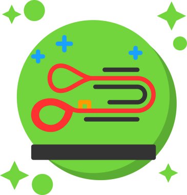 Bir noel simgesinin vektör illüstrasyonu