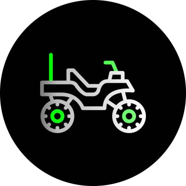 motosiklet simgesi vektör illüstrasyonu