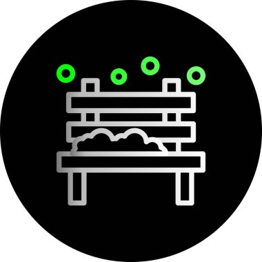 Gece simge vektör çizim