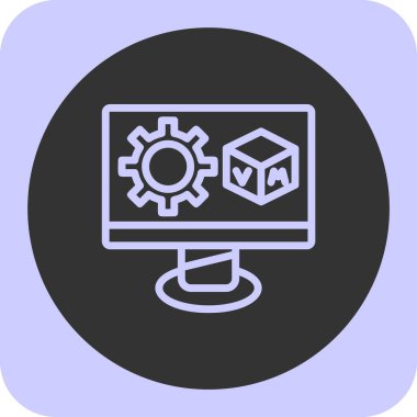 bilgisayar simgesi, vektör illüstrasyonu