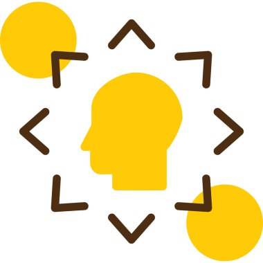 Bir fikrim var. Web simgesi basit illüstrasyon