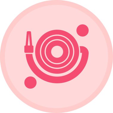 Bir termometrenin kırmızı simgesinin vektör çizimi