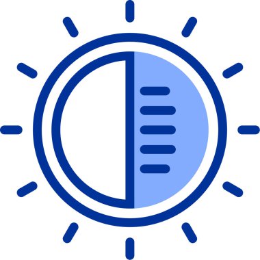 hava durumu web simgesi, vektör çizimi