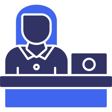 İnsan simgesinin vektör illüstrasyonu