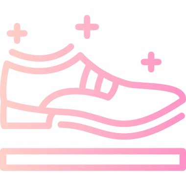 spor ayakkabısı ikon vektör illüstrasyonu