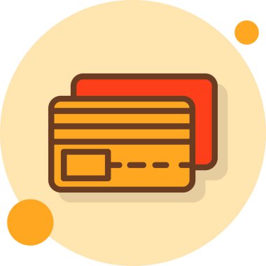 Cüzdan. Web simgesi basit illüstrasyon