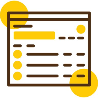 veri simgesi vektör illüstrasyonu