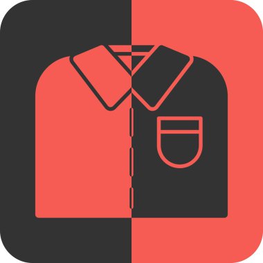 shirt simgesi vektör illüstrasyonu