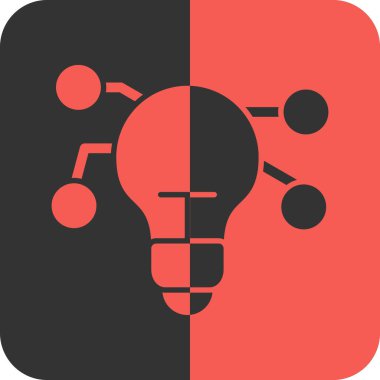 yaratıcı fikir simgesi, vektör illüstrasyon tasarımı