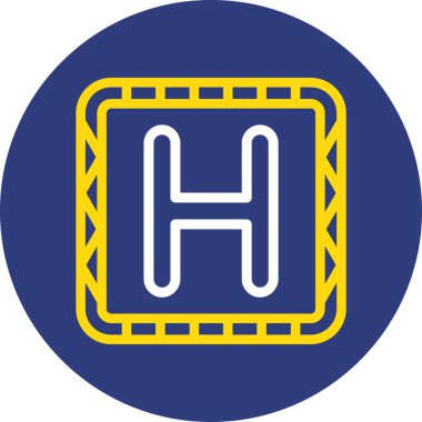 Yol işareti simgesinin vektör illüstrasyonu