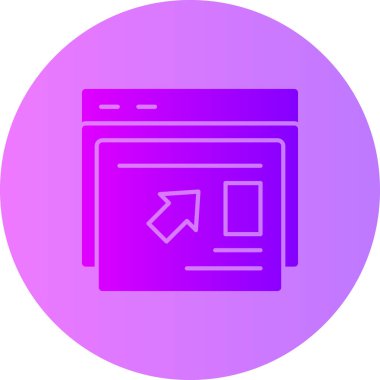 seo modern simgesinin vektör illüstrasyonu