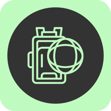 kamera simgesi vektör illüstrasyonu