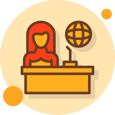 iş simgesi vektör illüstrasyonu