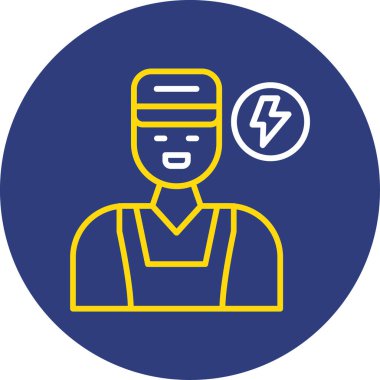 Koruyucu maskeli bir adamın vektör çizimi