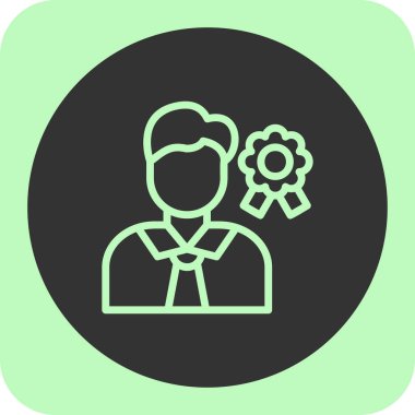 Moda tarzında izole edilmiş erkek simgesi