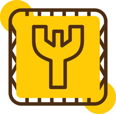 Çizgi film simgesinin vektör çizimi