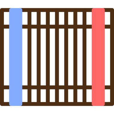 Yatağa. Web simgesi basit illüstrasyon