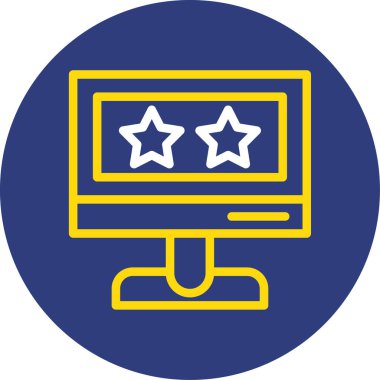 derecelendirme yıldız kutsal kişilerin resmi, vektör çizim web