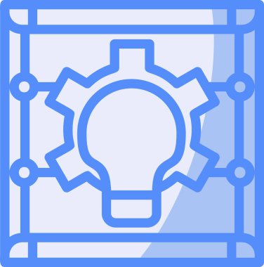 dişli simgesinin vektör illüstrasyonu