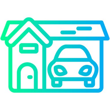 Araba garajı. Basit tasarım