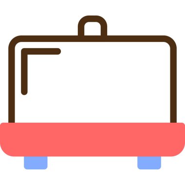 Otobüs. Web simgesi basit illüstrasyon