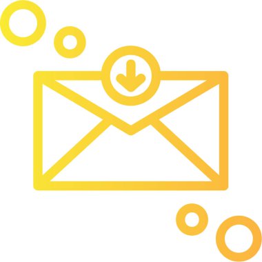 E- posta simgesi vektör illüstrasyonu