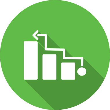 grafik simgesinin vektör illüstrasyonu