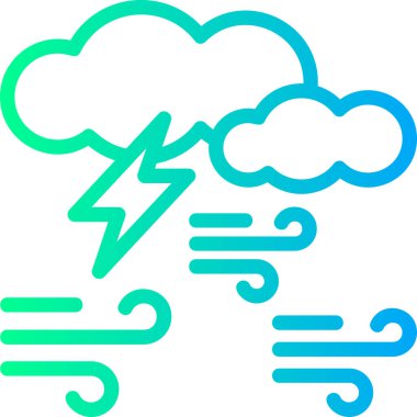 Yıldırım. Web simgesi basit tasarım