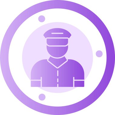 avatar. Web simgesi basit illüstrasyon